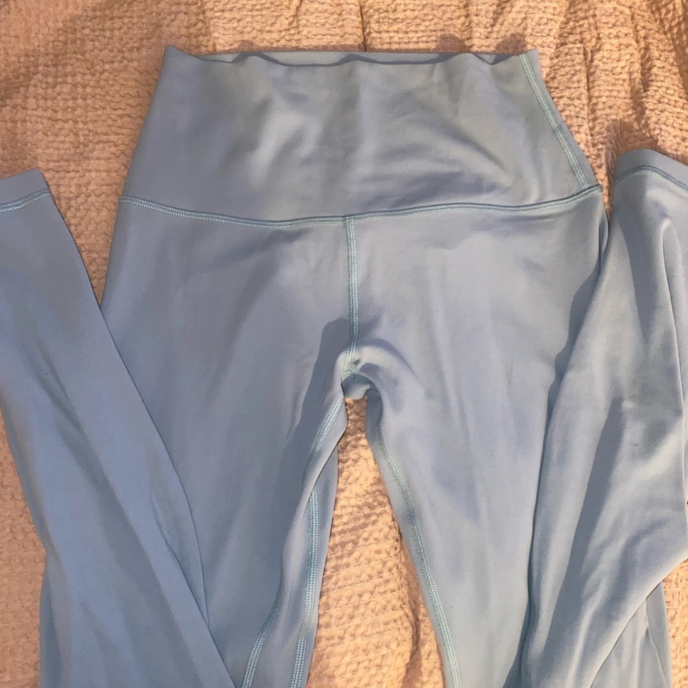 Light blue lululemon align leggings
